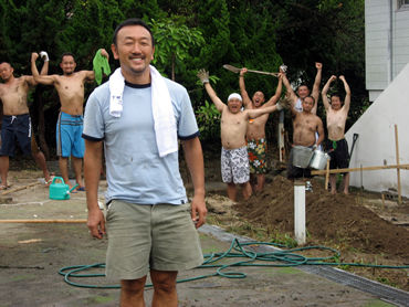 《オキラクハウス裏の植物園計画》