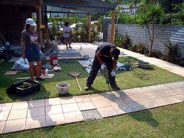 《下田”秋”の工事》